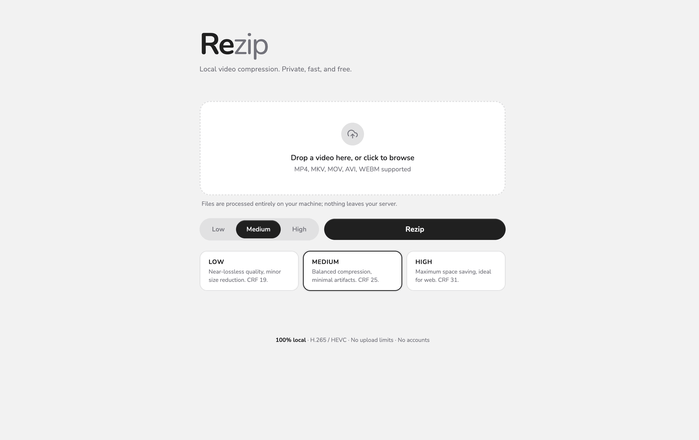 Rezip